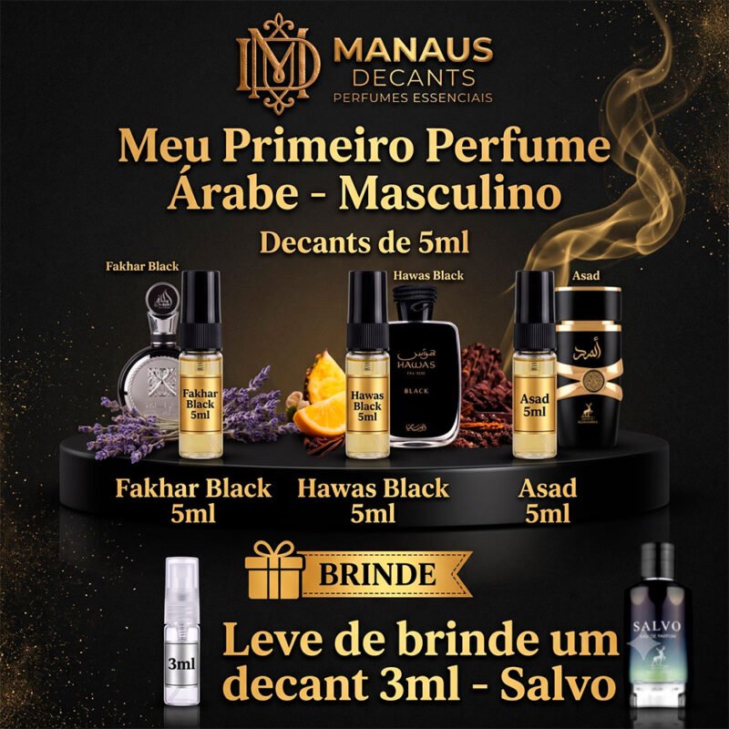 Meu Primeiro Perfume Árabe - Masculino